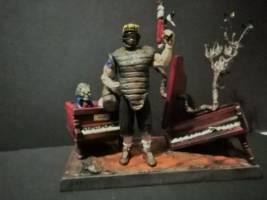 Apocalyptic Schroeder -- D.T.A.R. J.E. #2 -- Peanuts (WWE) Custom Action Figure