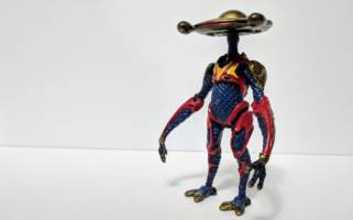 Movie Alpha 5 Classic Colors (Power Rangers) Custom Action Figure