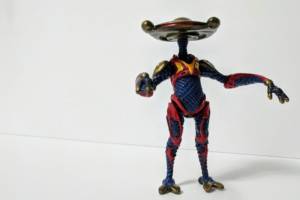 Movie Alpha 5 Classic Colors (Power Rangers) Custom Action Figure