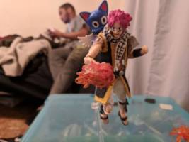 Natsu dragneel and Happy (Anime) Custom Action Figure