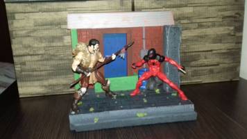 Back Entry Diorama (1/12 Scale) (Marvel Legends) Custom Diorama / Playset