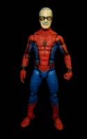 Unmasked Spiderman Peter Parker/Stan Lee (Marvel Legends) Custom Action Figure
