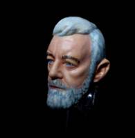 Star wars Black series 6" Old Ben Obi Wan Kenobi head (Star Wars) Custom Action Figure