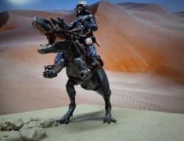 Wasteland Samurai and Pet Dino (G.I. Joe) Custom Action Figure