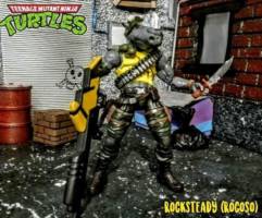 Rocksteady Tmnt (Teenage Mutant Ninja Turtles) Custom Action Figure