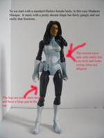Improving Marvel Legends "Slender Female" Figure Articulation Custom Tutorial Picture #1