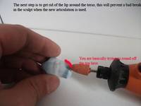 Improving Marvel Legends "Slender Female" Figure Articulation Custom Tutorial Picture #10