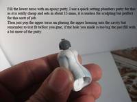 Improving Marvel Legends "Slender Female" Figure Articulation Custom Tutorial Picture #14