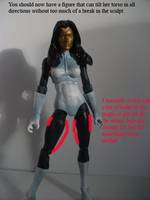 Improving Marvel Legends "Slender Female" Figure Articulation Custom Tutorial Picture #15