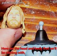 Attaching Heads With Hot Glue Custom Tutorial Picture #1