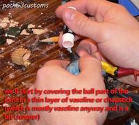 Attaching Heads With Hot Glue Custom Tutorial Picture #3