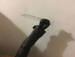 Creating a Knife for Figures with Closed Fists Custom Tutorial Picture #2 [Carving]