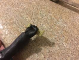 Creating a Knife for Figures with Closed Fists Custom Tutorial Picture #4 [Rest of knife]