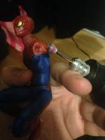 Preventing MAFEX Arm Loss Custom Tutorial Picture #2 [Everyday I'm Dremeling]